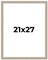 21x27 Thin Barnwood Picture Frame with UV-Resistant Acrylic & Acid Free Backing, Available in 2 Paint Finishes - Grey and Black